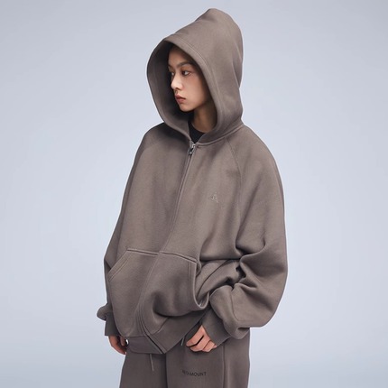 又见高山MetaMount 宽松连帽卫衣开衫外套秋冬新品高山系列