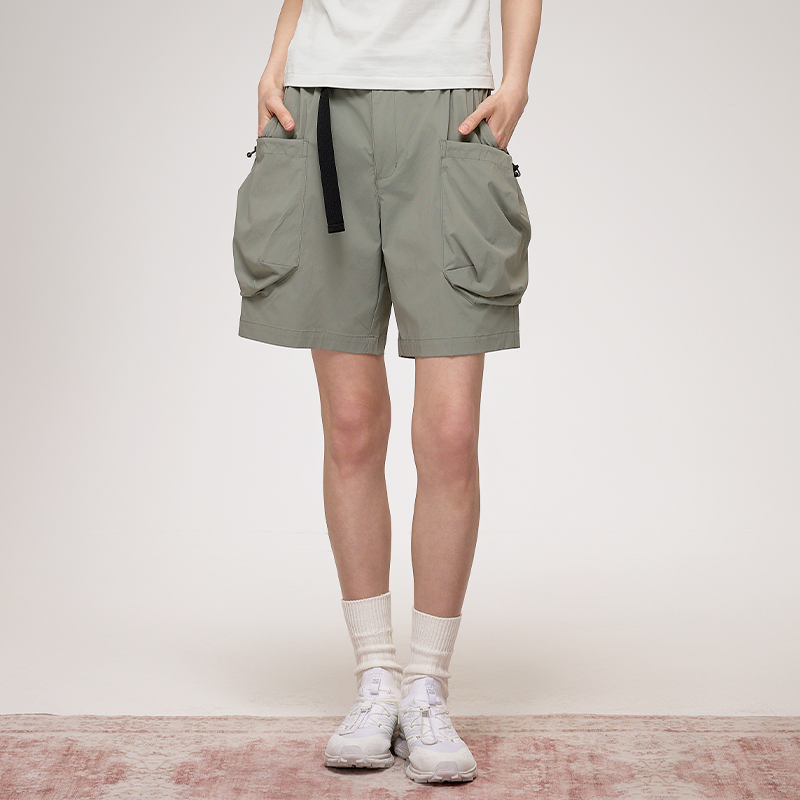 又见高山户外凉感宽松直筒短裤