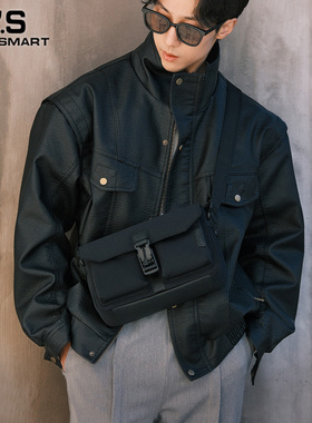 nayo smart2024新款小方包HL1斜挎单肩包男士时尚通勤外出便携包