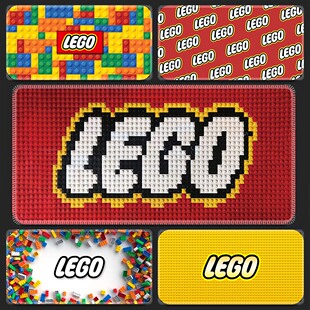 乐高桌垫鼠标垫超大号lego潮牌订制男女生办公笔记本电脑键盘竞垫