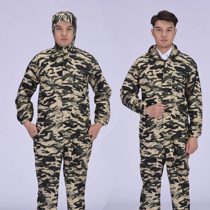 防尘连体劳保服工厂车间工作服男