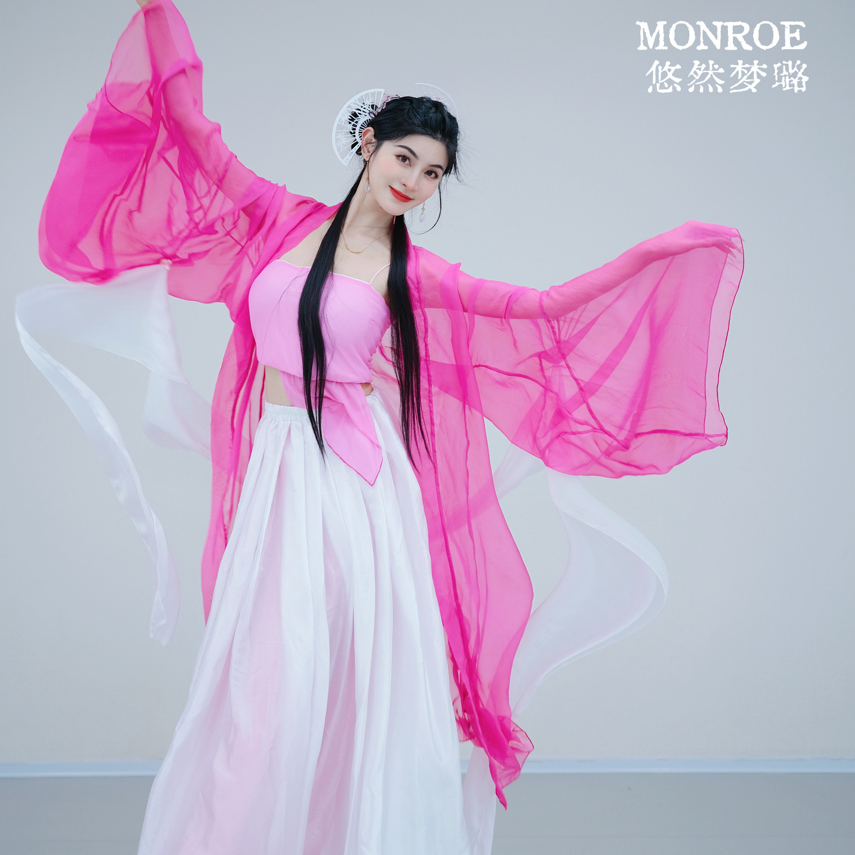 悠然梦璐古典舞蹈服装身韵飘逸披肩女纱衣开衫上衣演出服喇叭袖,运动/瑜伽/健身/球迷用品,古典舞服,淘宝优惠券,粉丝福利购,淘宝优惠卷