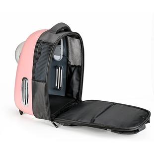 新款 直销智能猫包双肩透气便携外出宠物包多功能狗包USB透明太空