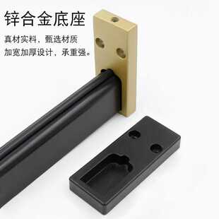 新款直销威法挂衣杆法兰底座锌合金衣托吊装固定底座衣柜衣帽间挂