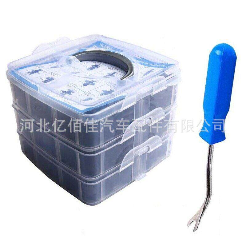 新款直销跨境625PCS盒装卡扣汽车保险杠铆钉修理包塑料膨胀螺丝卡