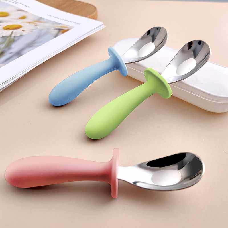 新款直销316元宝勺子硅胶勺儿童餐具婴儿加厚宝宝学吃饭硅胶勺新,婴童用品,儿童勺,淘宝优惠券,粉丝福利购,淘宝优惠卷