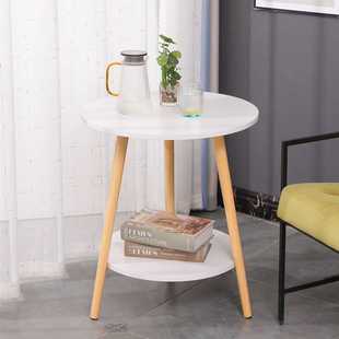 新款直销简易小茶几简约现代创意小圆桌欧式小户型沙发边几阳台迷
