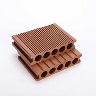 新款直销五圆孔地板140-30 塑木地板户外室外木塑工程地板花园圆