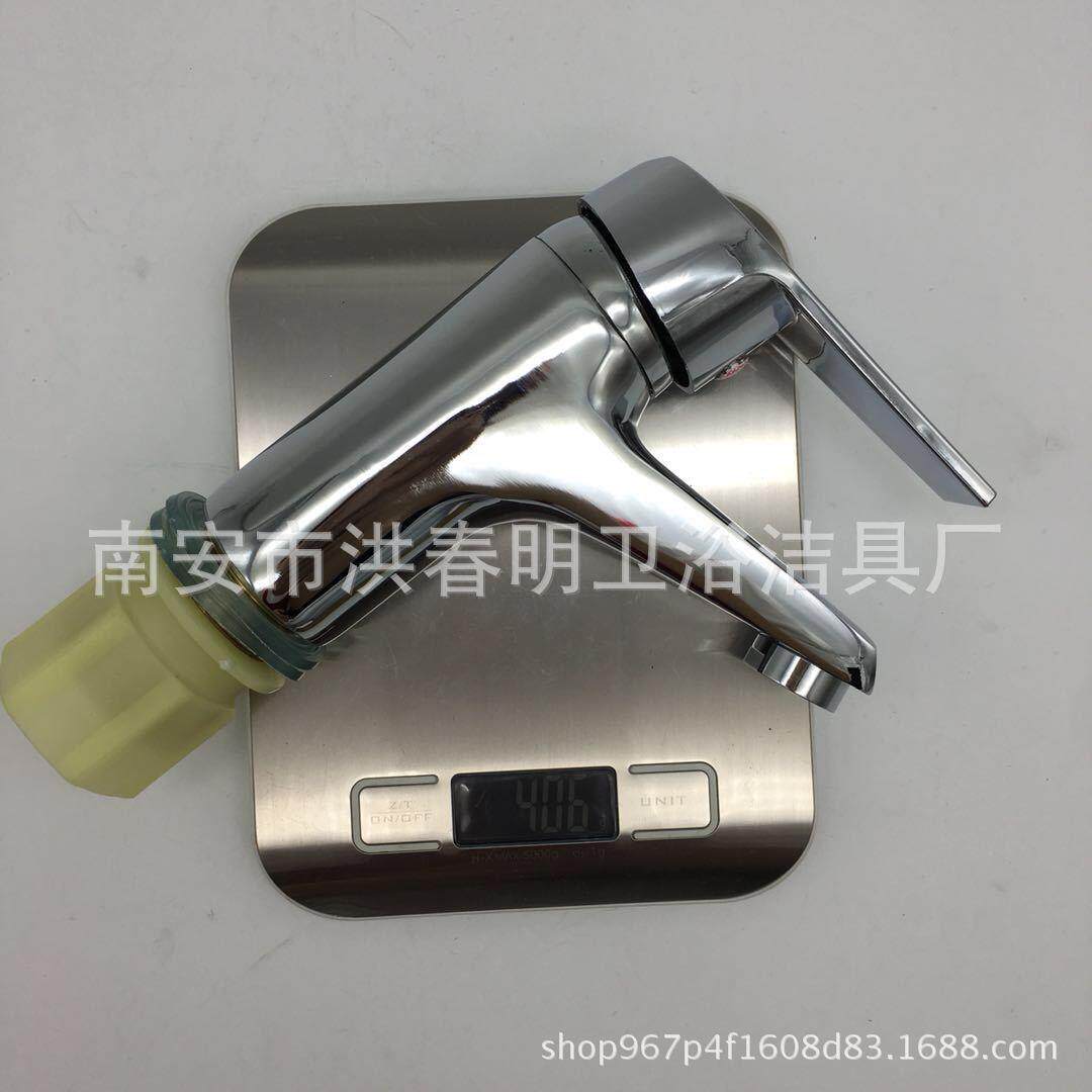 新款直销压铸合金明佳单孔冷热混水龙头面盆洗脸盆名家单孔
