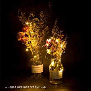 新款直销太阳能酒瓶塞灯led铜线灯串瓶塞婚庆圣诞装饰酒瓶灯太阳