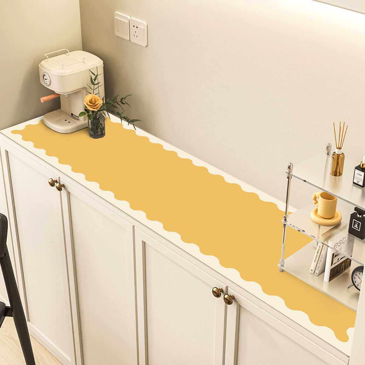 新款直销简约皮革办公书桌防水垫玄关柜垫子pvc免洗电视柜桌垫自,居家布艺,桌布,淘宝优惠券,粉丝福利购,淘宝优惠卷