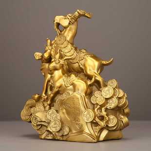 新款直销黄铜三羊开泰摆件三阳开泰家居摆设装饰工艺品铜羊铜制工