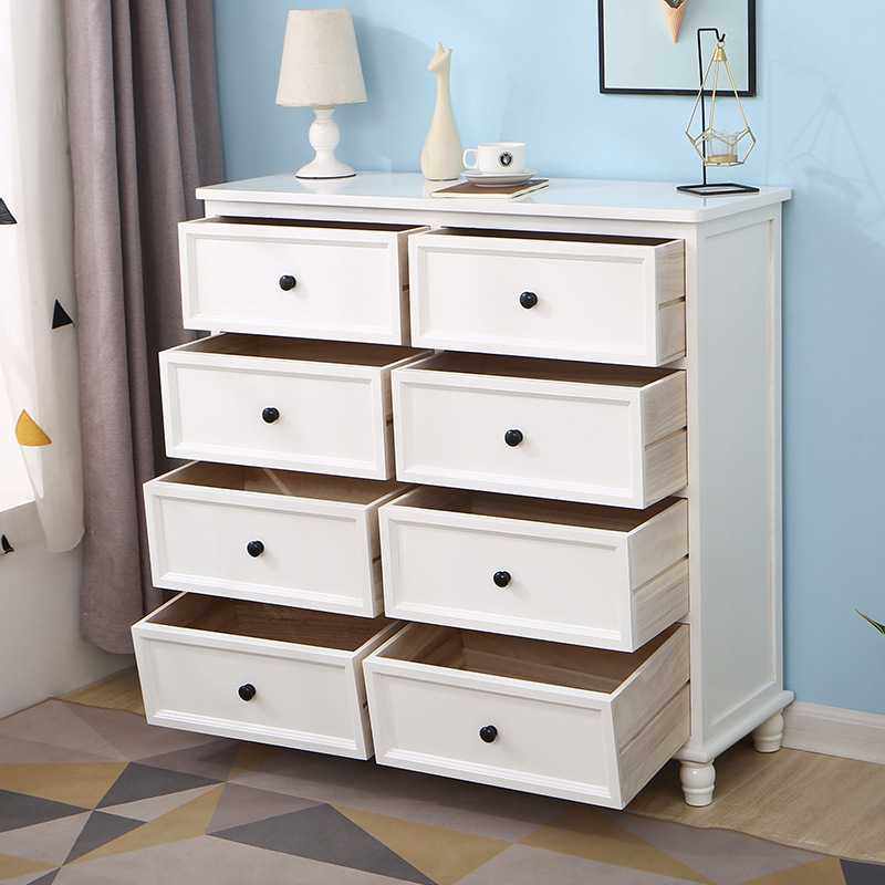 新款直销五斗柜实木卧室靠墙储物柜美式木质简约抽屉柜六斗柜五斗,住宅家具,斗柜,淘宝优惠券,粉丝福利购,淘宝优惠卷