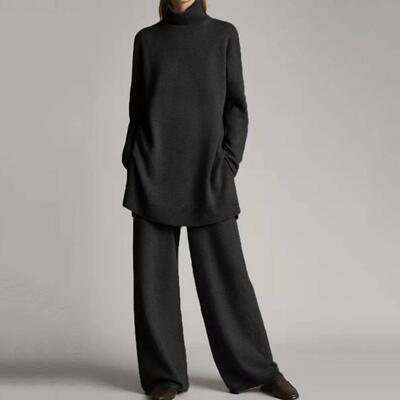 Loose two-piece sweatshirt pants set宽松两件套运动衫裤套装