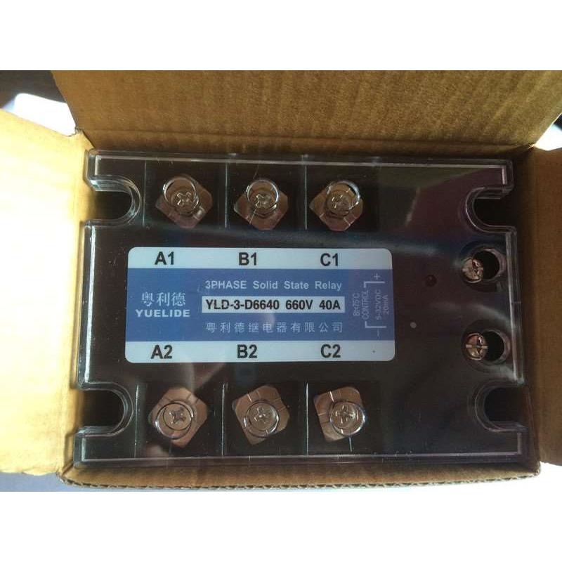 全新正品 粤利德 三相固态继电器 YLD-3-D6640 660V 40A