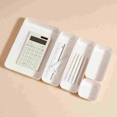 抽屉收纳盒分隔内置小杂物文具梳妆台化妆品盒厨房餐具整理分格盒