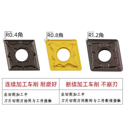 。数控刀片菱形钢CNMG1204/08/12CNC carbide inserts刀头数控刀