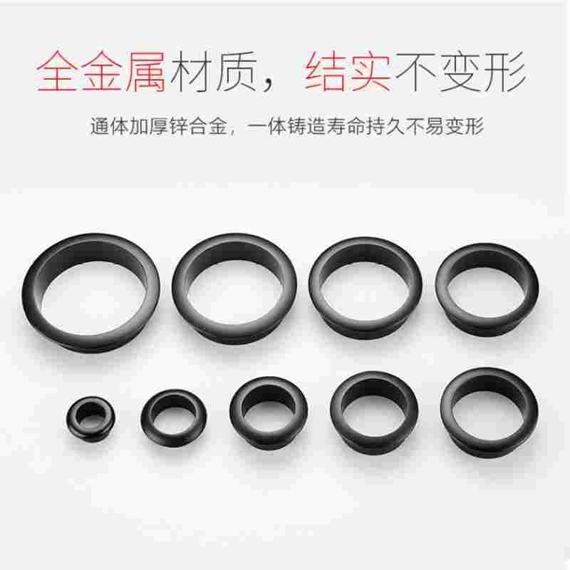 电脑办公桌穿线孔盖洞装饰盖线孔盖板书桌面过线穿线盒圆形遮挡圈