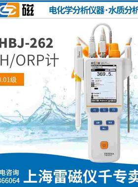 上海雷磁YHBJ-262型便携式pH/ORP计上海仪电科仪新款标配ORP电极