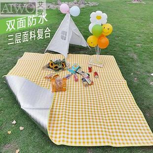 户外地面铺垫公园草地垫子外出野餐垫草地铺垫海边沙滩垫露营垫