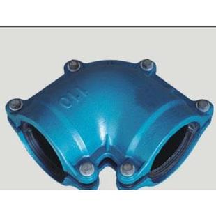 90°弯头修补器，PE弯头修补用弯头哈夫节DN50，弯头堵漏器DN100