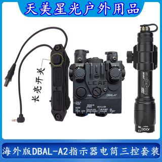 海外版DBAL-A2红绿IR镭射指示器M300A/M600C战术电筒三控鼠尾套装