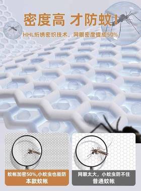 蚊帐家用摔204新安款免装蒙古包TOP06不要支架卧室防2可折叠纹帐