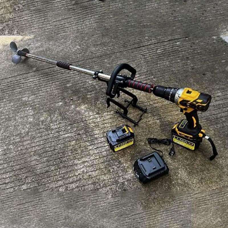 德国进口手持推进器船外机锂电池手持螺旋桨充气船橡皮艇塑料挂机