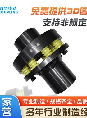 45钢LT弹性柱销联轴器尼龙棒连轴器靠背对轮螺栓减震缓冲电风机泵