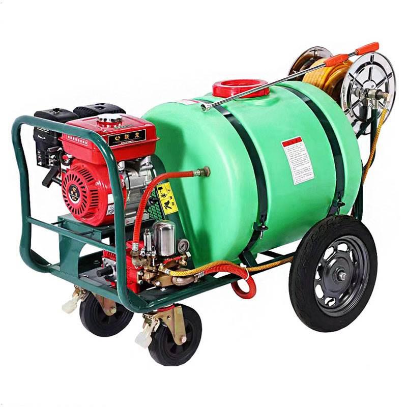 重庆宗申170汽油机动力160升手推式园林机打药车农用高压泵喷雾器