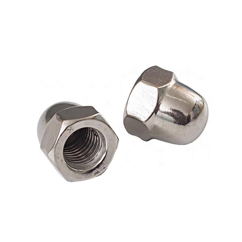 304/201/316不锈钢盖形盖型螺母圆头装饰螺帽盖帽M4M5M6M8M10M12