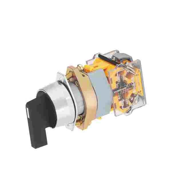 天博按钮 LAY39A-11CX/F 二位置长柄自复位旋钮 螺丝固定型