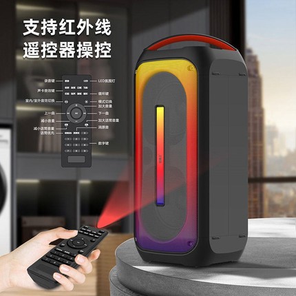 梵博士原装户外广场舞K歌音响大手提大功率重低音炮音量蓝牙音箱