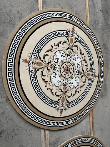 水磨石菠萝图拼花1.8米2只，包邮包破损，送货到家