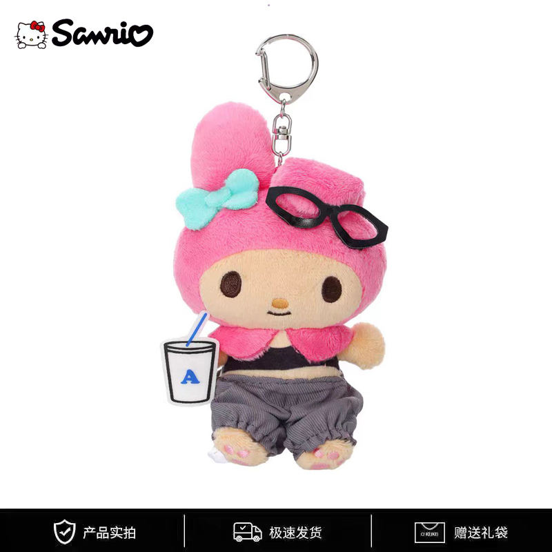日本三丽鸥可爱黑皮泳装美乐蒂
