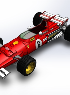F1法拉利321赛车完整零件图/装配图/赛车SolidWork图纸/车/汽车3D