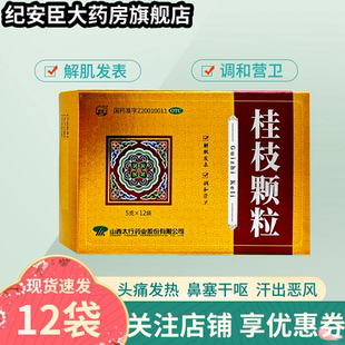 漳河桂枝颗粒12袋解肌发表外感风邪头痛发热鼻塞干呕汗出恶风正品