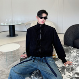 网红绳结开合短款设计感小众卫衣潮流时尚男女同款P145，男装卫衣，星座1111（原C206）