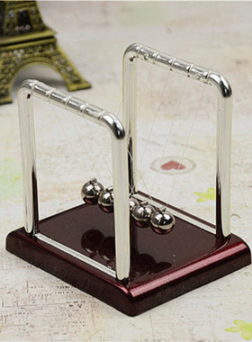 小号金属工艺物理牛顿摆减压平衡玩具办公桌摆件礼品模型