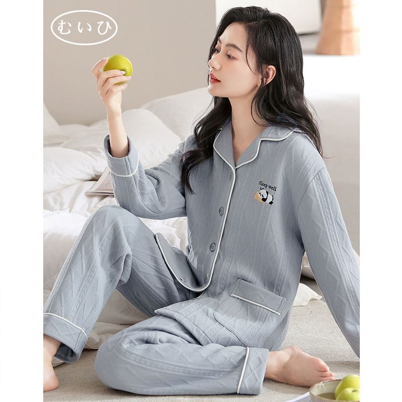 高端/纯棉/舒适日本轻奢女睡衣