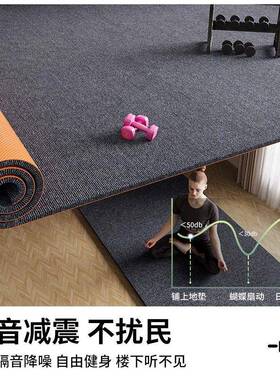 20250816用卧室下地毯隔音减加震楼上楼降噪吸音跑步机架家子鼓厚