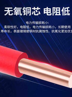 电线线.5国标纯铜6方家铜线线bv1.2541平01用635平方单股铜芯电缆