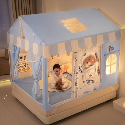 2025DDB-411儿童蚊帐夏季家用防粗摔全底婴儿宝宝支架加厚加型床