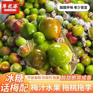 正宗黄冰糖话梅拖桃拖李青芒果条芭乐油柑果美味孕妇零食解腻500g