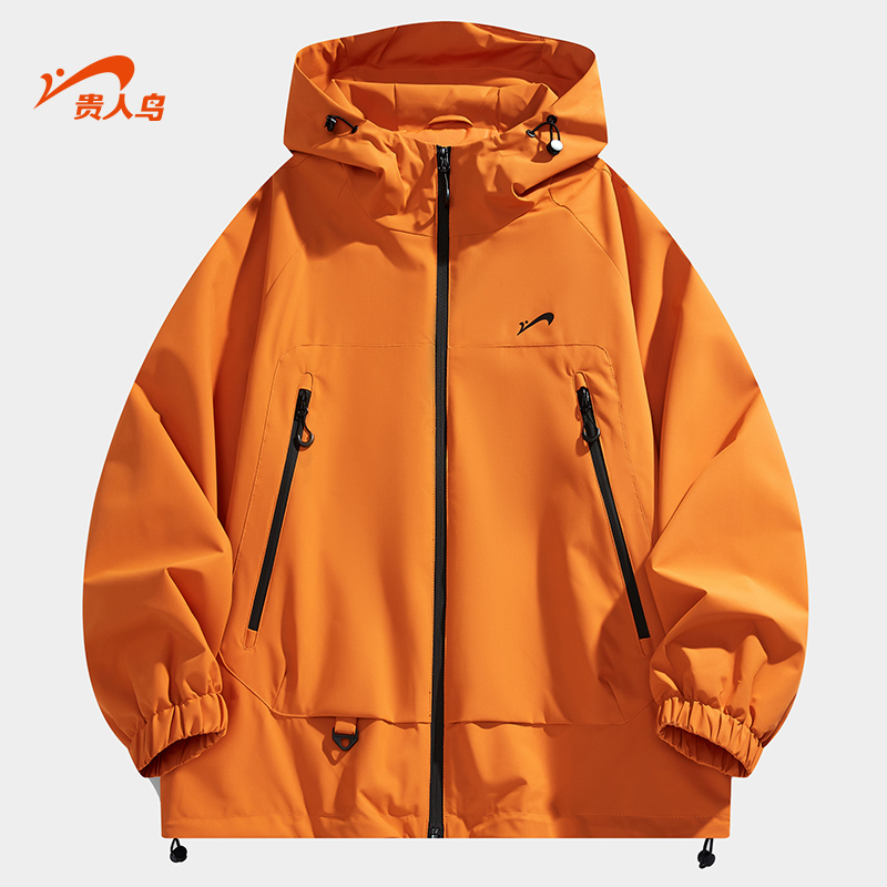 贵人鸟潮牌三合一冲锋外套情侣款