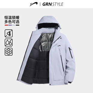石墨烯夹棉夹克女士棉衣外套男冬 2025年新款 贵人鸟棉服男女款 冬季