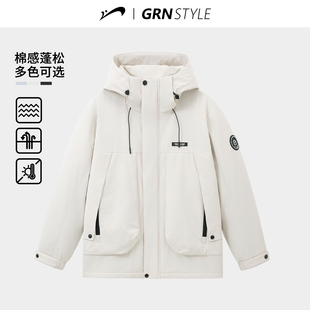 加厚夹棉冲锋上衣情侣款 2025年新款 夹克外套 冬季 贵人鸟棉服男女款