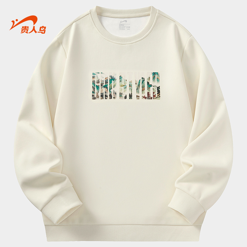 贵人鸟潮牌美式卫衣男