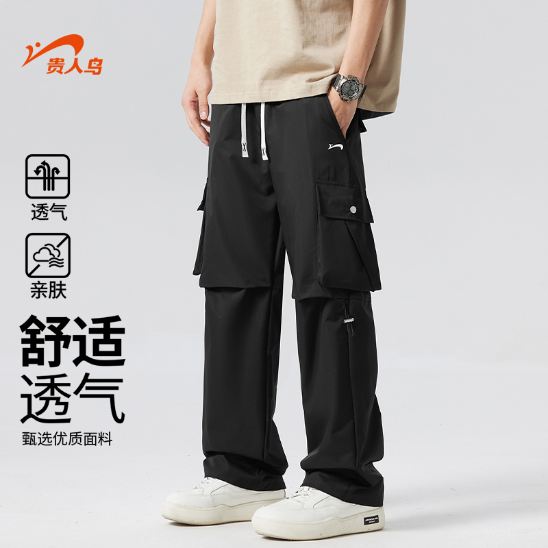 贵人鸟美式工装裤子男