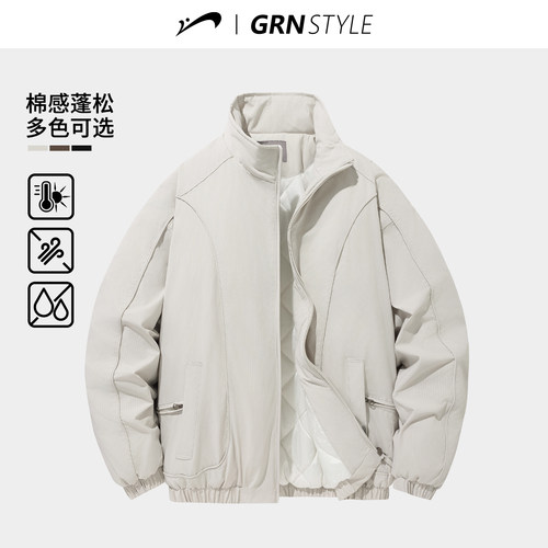 贵人鸟美式棉服男士棉衣外套